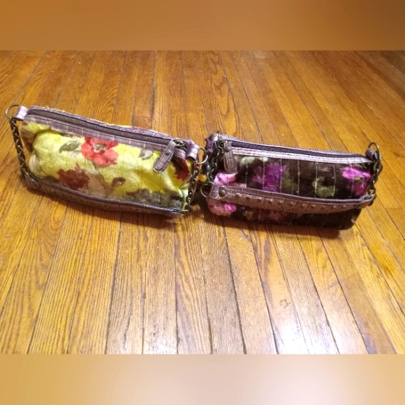 90s VINTAGE Velvet Mini bag! Fairygrunge ! Authentic SAKATAS TOKYO - Picture 2 of 8